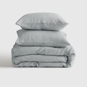 Quince European Linen Duvet Cover Set | Size King |  Color Mist